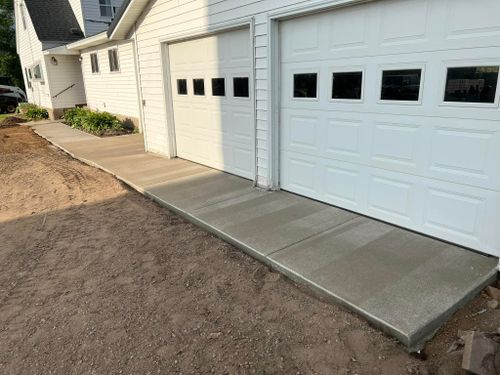 Concrete Garages for Johnsons Custom Creations in Milaca, MN
