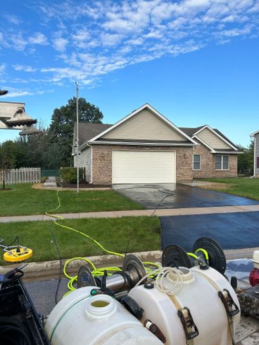 Home Softwash for J&J Power Washing and Gutter Cleaning in Sycamore, IL