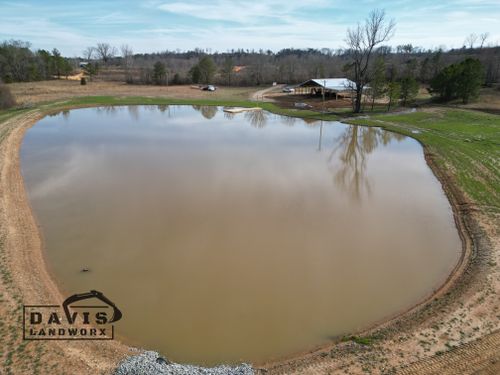 Pond Construction / Repairs for Davis Landworx in Clanton,  AL