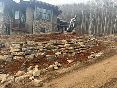 Final Grading for Elias Grading and Hauling in Black Mountain, NC