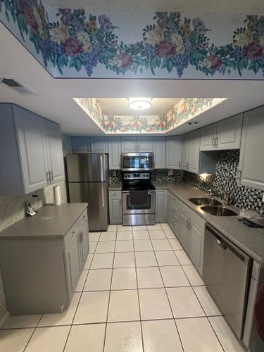 Cabinet Painting for T&T Kitchens in Shamong, NJ