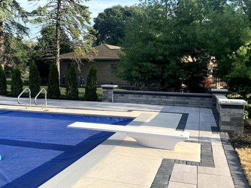 Landscape Installation for Alvarez Pavingstone INC. in Lyons, IL