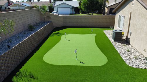 Artificial Turf Installation for Aidan Jade Landscaping in Riverside County, CA