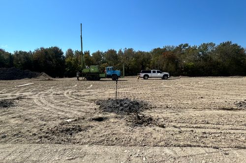 Leveling for Paul Stroup Custom Dozing Inc. in Sherman, TX