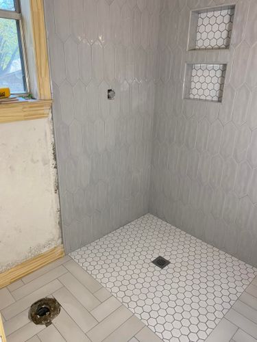 Bathroom Tiling Installation for Harris Tile and Stone in Tyler, TX