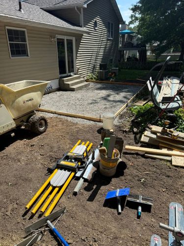 Concrete Driveway Installation for Immaculate Concrete and Construction in Troy, IL