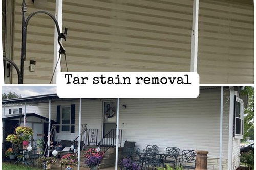 Stain removal  for Alpha Pressure Wash in Rochelle, Illinois