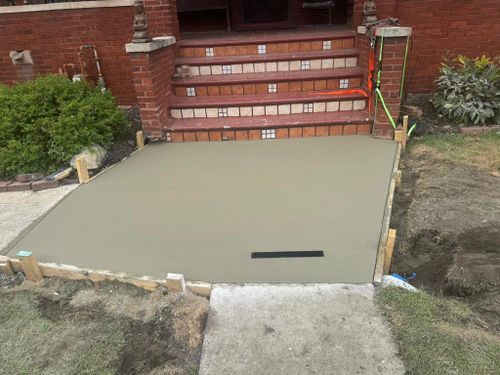 Concrete Slab Construction for B & E Concrete in Michigan City, IN