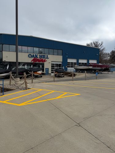 Line Striping for Midwest Line Striping LLC in Spirit Lake, IA