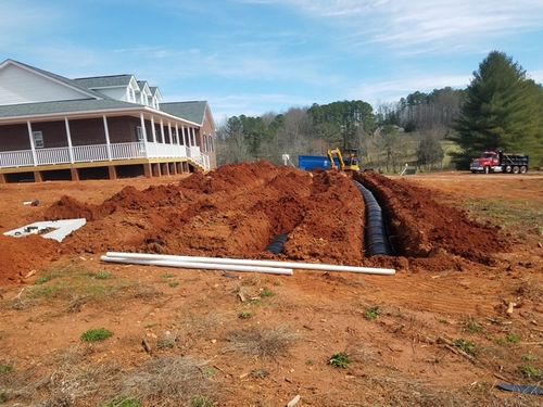 Septic Installation for Barnes Backhoe & Grading in Taylorsville, NC