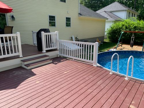 Deck Construction for LMA Home Improvement in Ashby, MA