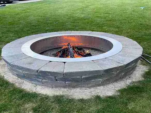 Firepits for Paradise Lawnscapes in West Bend, WI