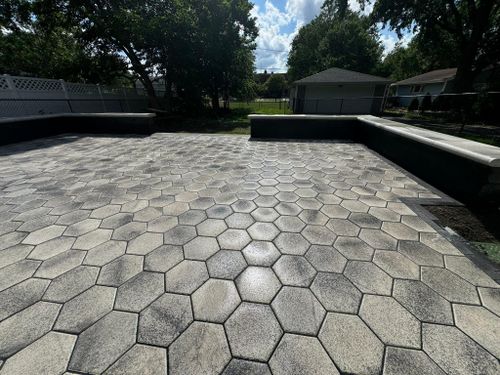 Landscape Installation for Alvarez Pavingstone INC. in Lyons, IL