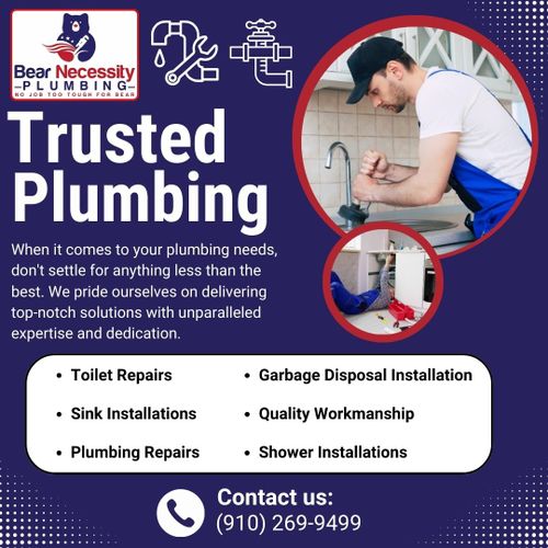 Plumbing Repairs for Bear Necessity Plumbing in Longs, SC