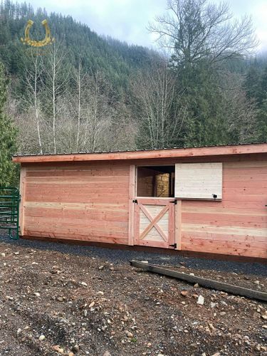 Shelters for Oats Equestrian Fencing LLC in Arlington, WA