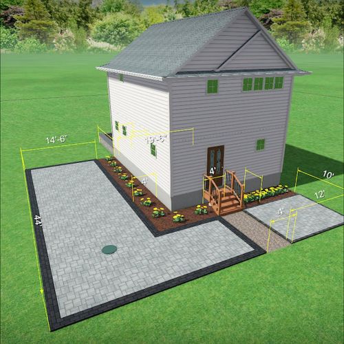 Landscape Installation for RI Outdoor Living  in Charlestown, Rhode Island