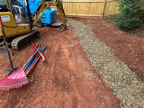 Drainage for Rescue Grading & Landscaping in Marietta, SC