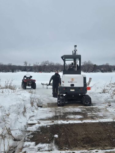 Pier Installation for Elite Piers LLC in East Bethel, MN