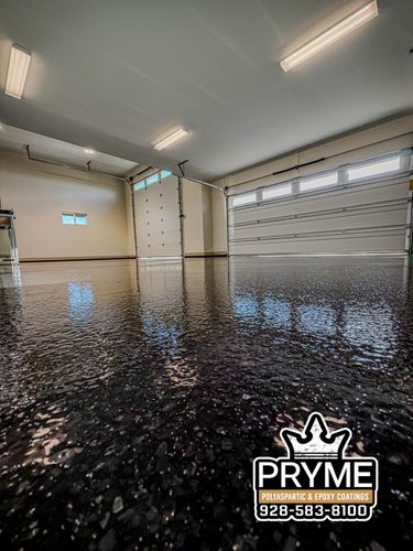 Garage Floor Flake Systems for PRYME EPOXY in Mayer, AZ