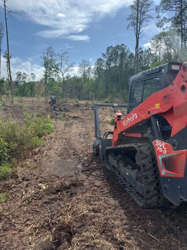Skid Steer Service for T&S Land Management Services in Effingham County, GA