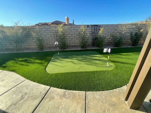 Artificial Turf Installation for Aidan Jade Landscaping in Riverside County, CA