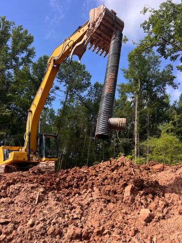 Grading for Coursey Construction in Metter, GA