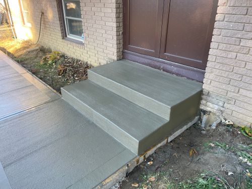 Step Design & Installation for Doncrete LLC in Medina, OH