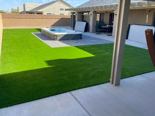 Artificial Turf Installation for Infinity Concepts Landscaping in Bullhead City, AZ