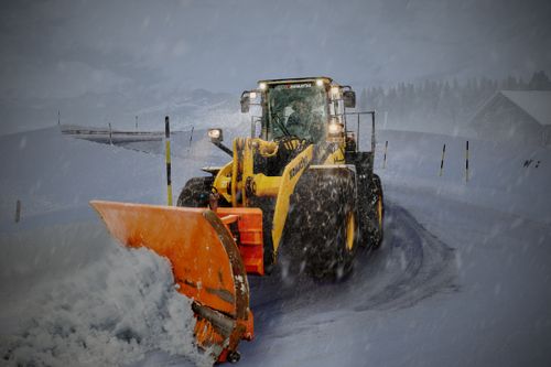 Snow Plowing for Ultimate Landscaping LLC in Lake Country, WI