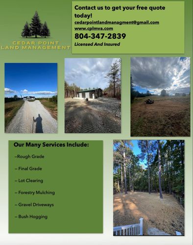  for Cedar Point Land Management in Richmond, VA