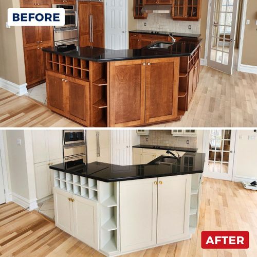 Kitchen and Cabinet Refinishing for Elite Pro Painting & Cleaning Inc. in Worcester County, MA