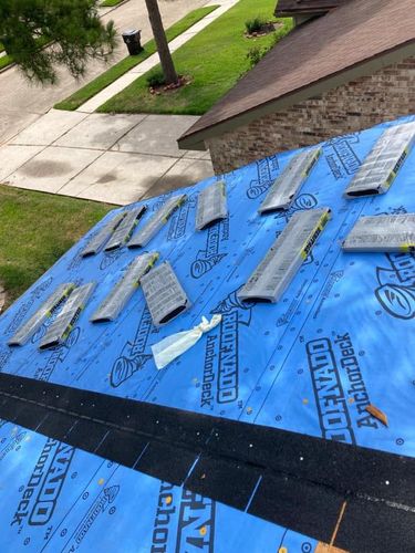 Roofing Installation for JA Roofing Construction in Houston,  Texas