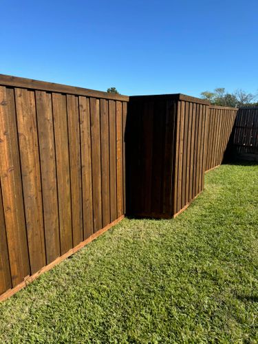 Fence Installation for Westside Fence and Stain in Plano, TX