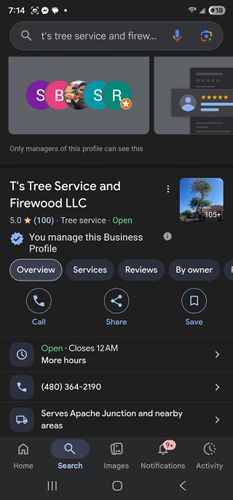 Tree Removal for T's Tree Service and Firewood in Apache Junction, AZ