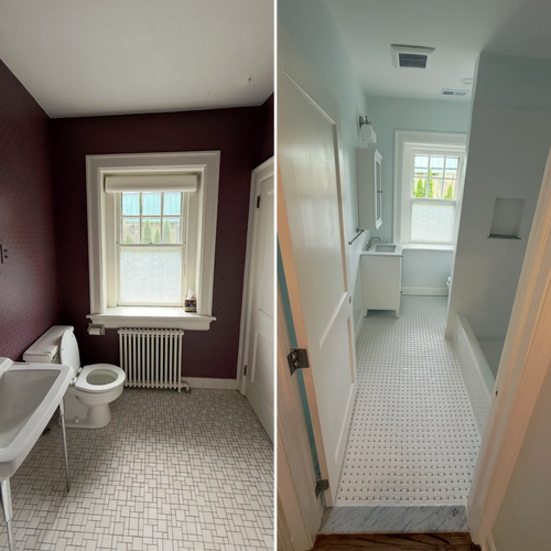Bathroom Renovation for D1 CONTRACTING in Wyndmoor, PA