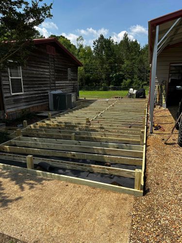 Deck & Patio Installation for Simmons Construction in Starkville, MS