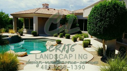 Landscape Installation for CRAJE Landscaping LLC in Mesa, AZ