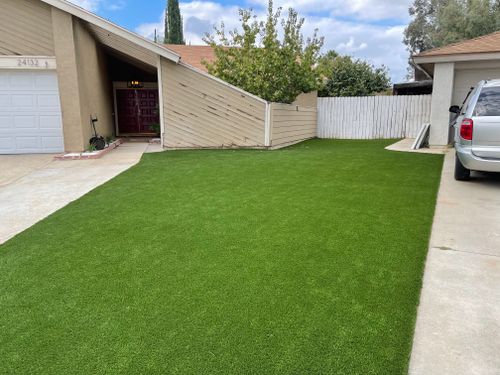 Artificial Turf Installation for Aidan Jade Landscaping in Riverside County, CA
