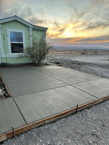 Concrete Installation for GB Concrete & Landscapes in Grand Junction, CO