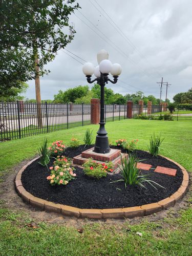Mulch Installation for Bruno's Professional Lawn's & Landscape in Beaumont, TX