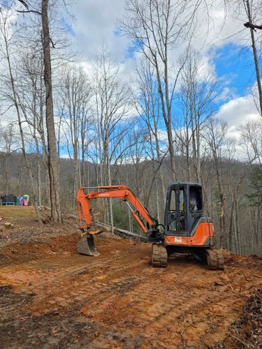 Land Clearing for DC Excavation in Sylva, NC