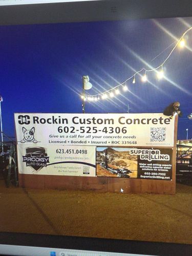 Concrete for Rockin Custom Concrete  in Litchfield Park, AZ