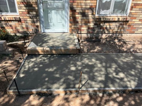Concrete Sidewalk for Bateman Construction in Roosevelt, UT