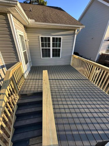 Deck Construction for LEE’S Handyman Services and More in Sanford, NC
