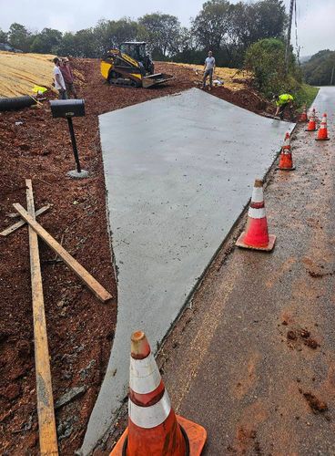 Concrete Slab Construction for AXC LLC in Knoxville, TN