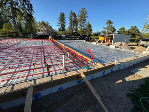 Foundations for Montana Concrete Creations in Bigfork, MT