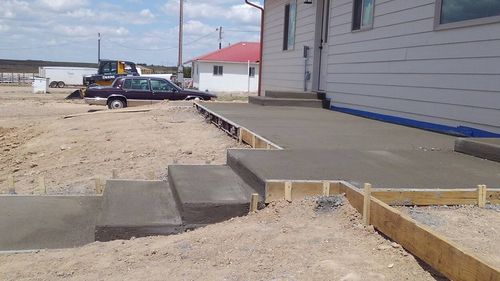 Stair Design & Installation for Elegant Concrete LLC in La Junta, CO