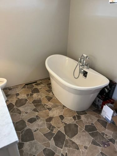 Bathroom Renovation for Kong Construction INC in Dwight, IL