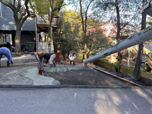 Concrete for JND Transformation Landscapes & Hardscapes LLC in Cedar Point, NC
