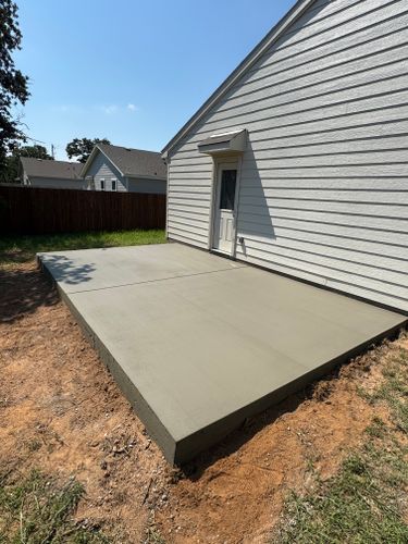 Patios for G2 Custom Concrete in Dallas, TX